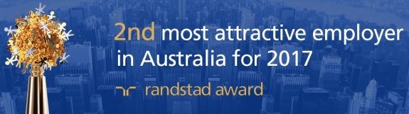 2nd most attractive employer in Australia 2017